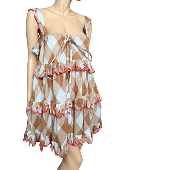 knee length dresses for ladies Isla Blue Printed Midi Dress main image 0